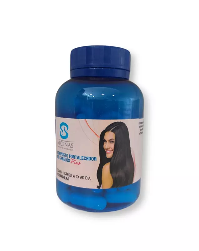 Composto Fortalecedor para Cabelos Plus- 60 cápsulas