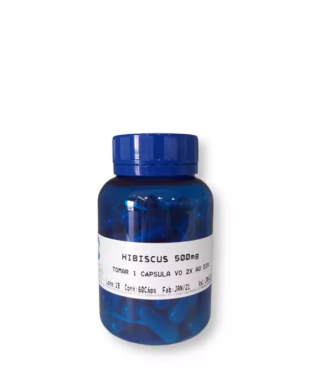 Hibiscus - 500 mg - 60 cápsulas