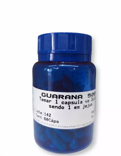GUARANA 500 MG - 60 CÁPSULAS