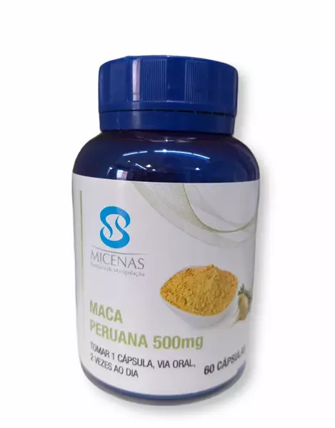 Maca Peruana - 500 mg 60 cápsulas
