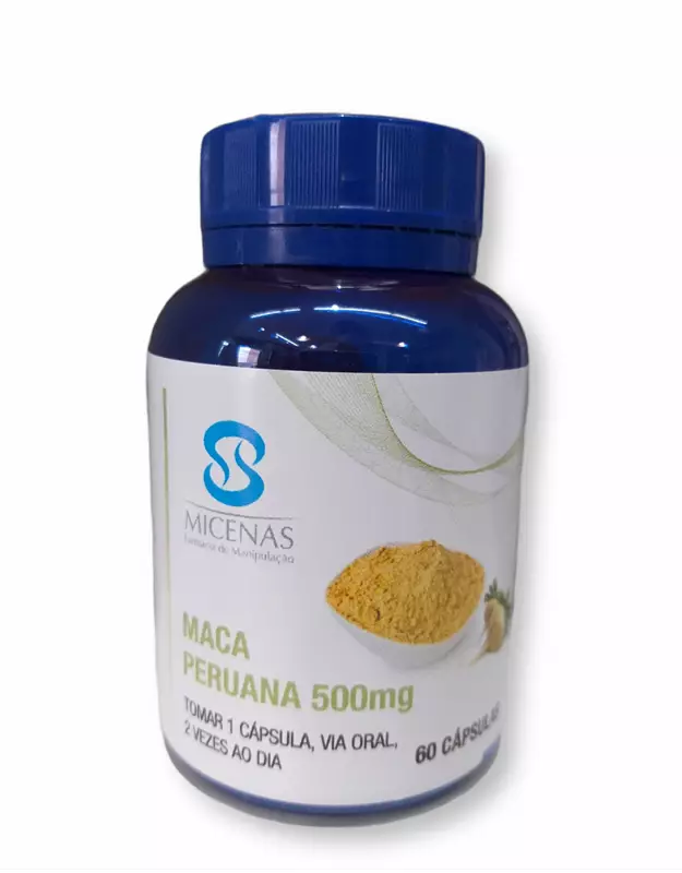 Maca Peruana - 500 mg 60 cápsulas