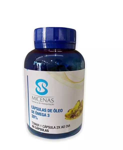 Cápsulas de Ômega-3 (30%) 1g- 60 Cápsulas 