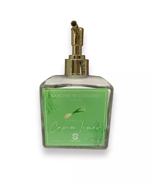 Sabonete líquido - 300 ml  (Capim Limão) Vidro