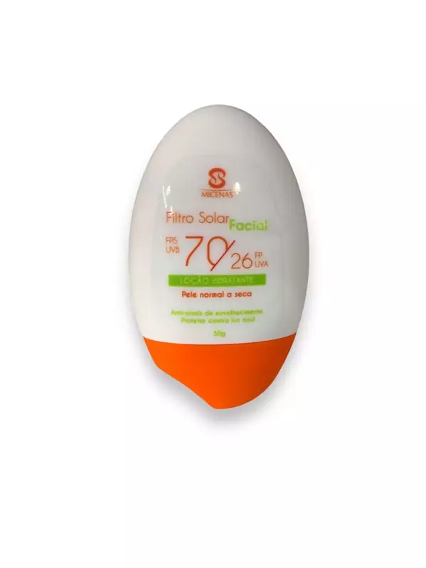 Filtro solar facial - FPS 70/26 FP/UVA - 50G
