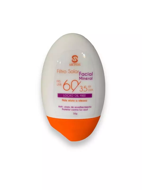 Filtro solar  (Facial Mineral) FPS 60/35 FP/UVA - 50G