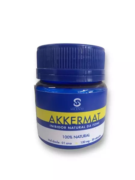 Akkermat - Inibidor da fome - 150mg-30 cápsulas