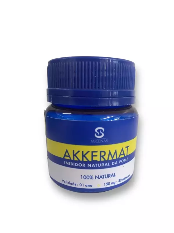 Akkermat - Inibidor da fome - 150mg-30 cápsulas