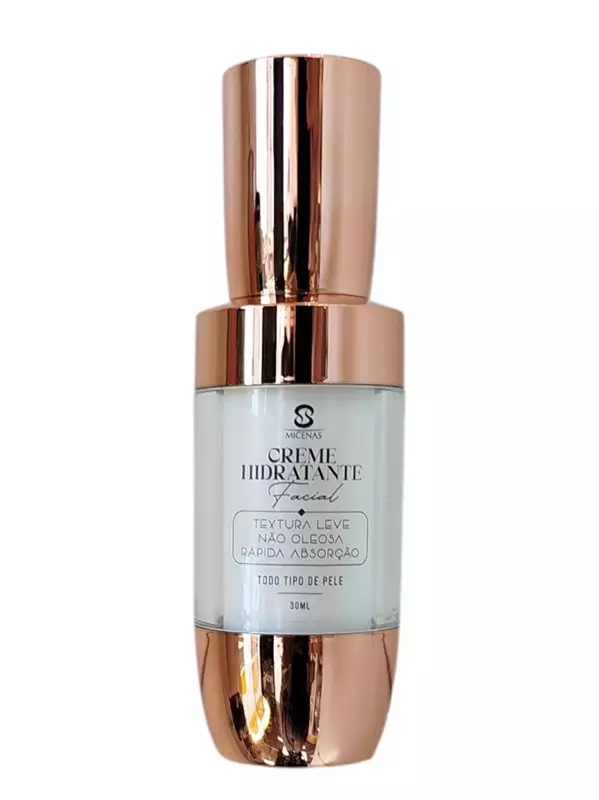 Creme Hidratante Facial - 30ml Para todos os tipos de Pele
